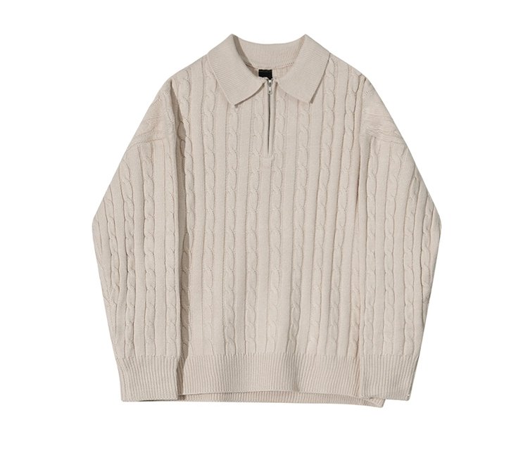 GS No. 122 Half-zip Sweater - Gentleman's Seoul -