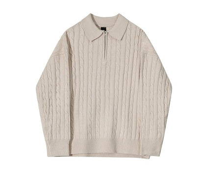 GS No. 122 Half-zip Sweater - Gentleman's Seoul -