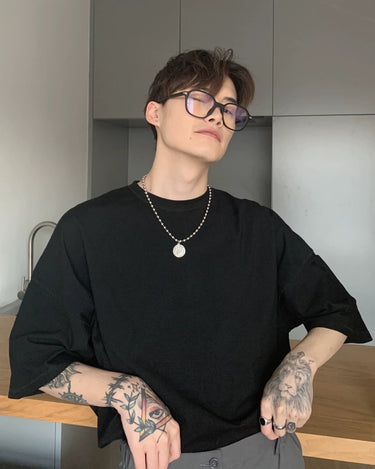 GS No. 124 Loose Autumn T-shirt - Gentleman's Seoul -