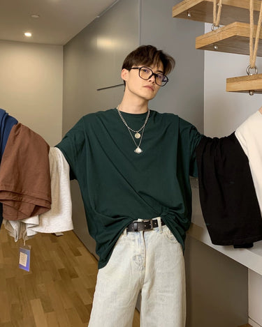 GS No. 124 Loose Autumn T-shirt - Gentleman's Seoul -