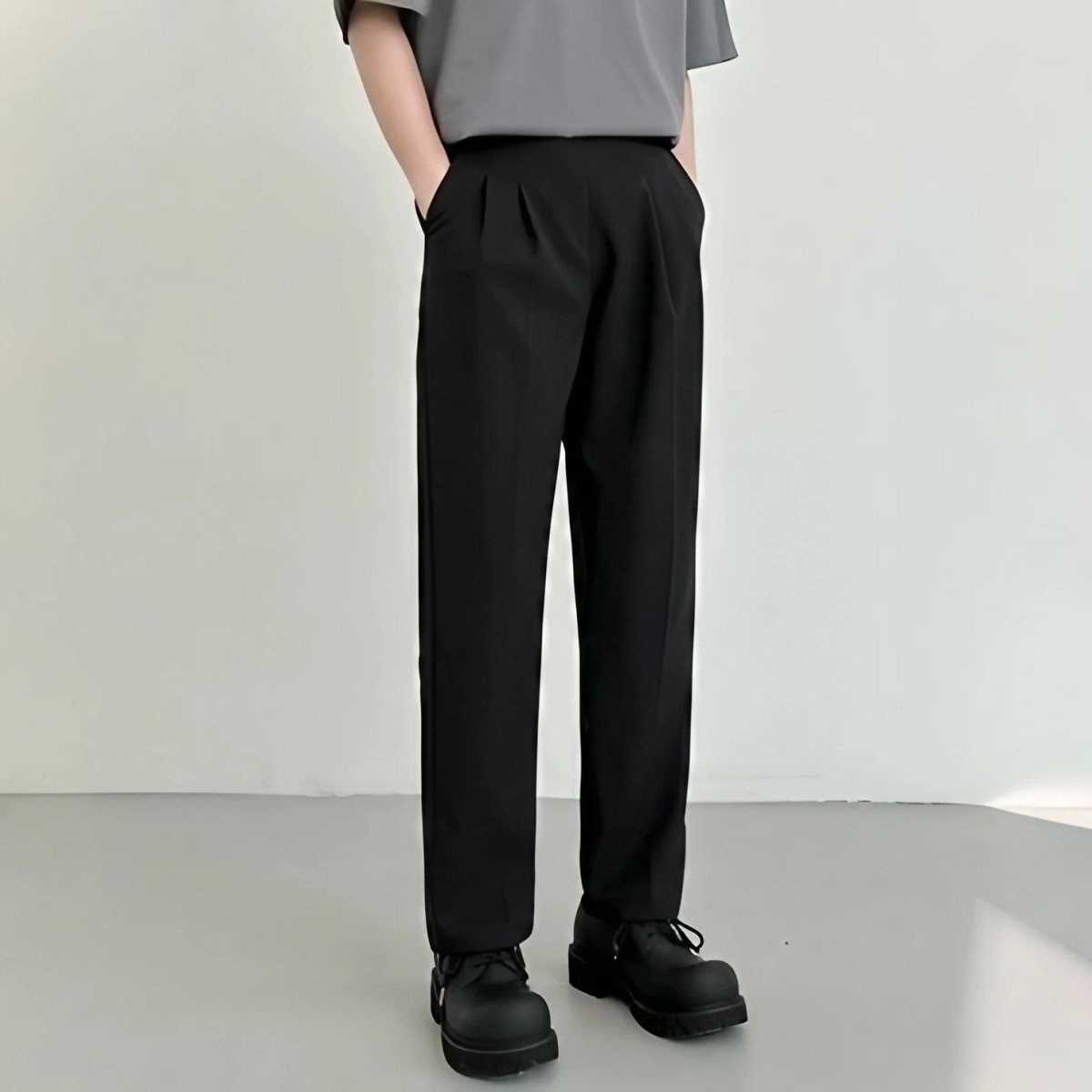 GS No. 127 Casual Loose Pants – Gentleman's Seoul