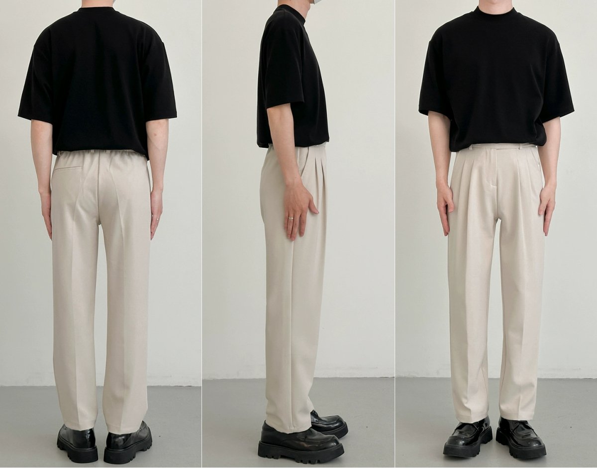 GS No. 127 Casual Loose Pants - Gentleman's Seoul -