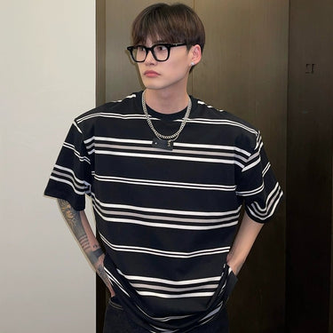 GS No. 133 Korean Striped T-shirt - Gentleman's Seoul -