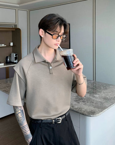 GS No. 143 Korean Loose Polo - Gentleman's Seoul -