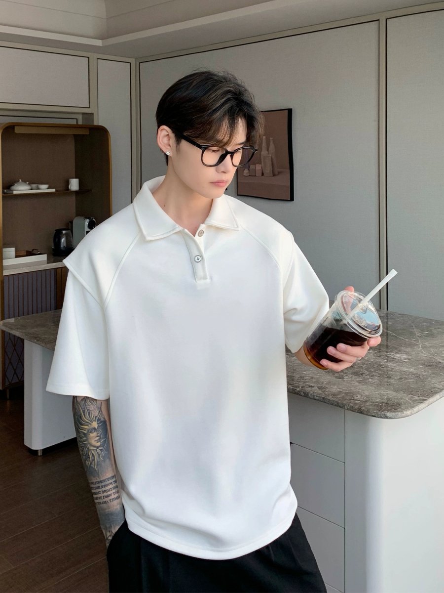 GS 143 Korean Loose Polo – Gentleman's Seoul - Main Image