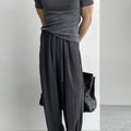 GS No. 146 Pleated Loose Sweatpants - Gentleman's Seoul -