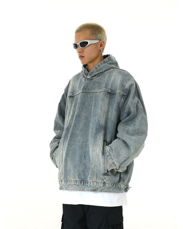 GS No. 147 Denim Hoodie - Gentleman's Seoul -