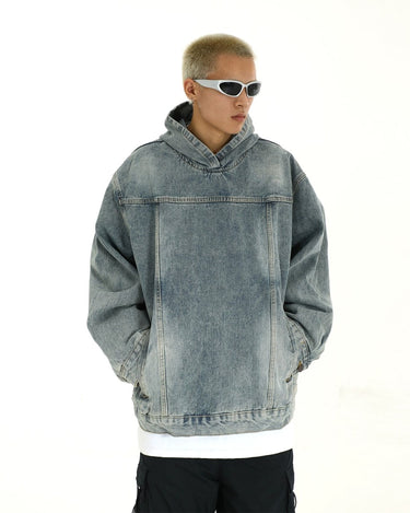 GS No. 147 Denim Hoodie - Gentleman's Seoul -