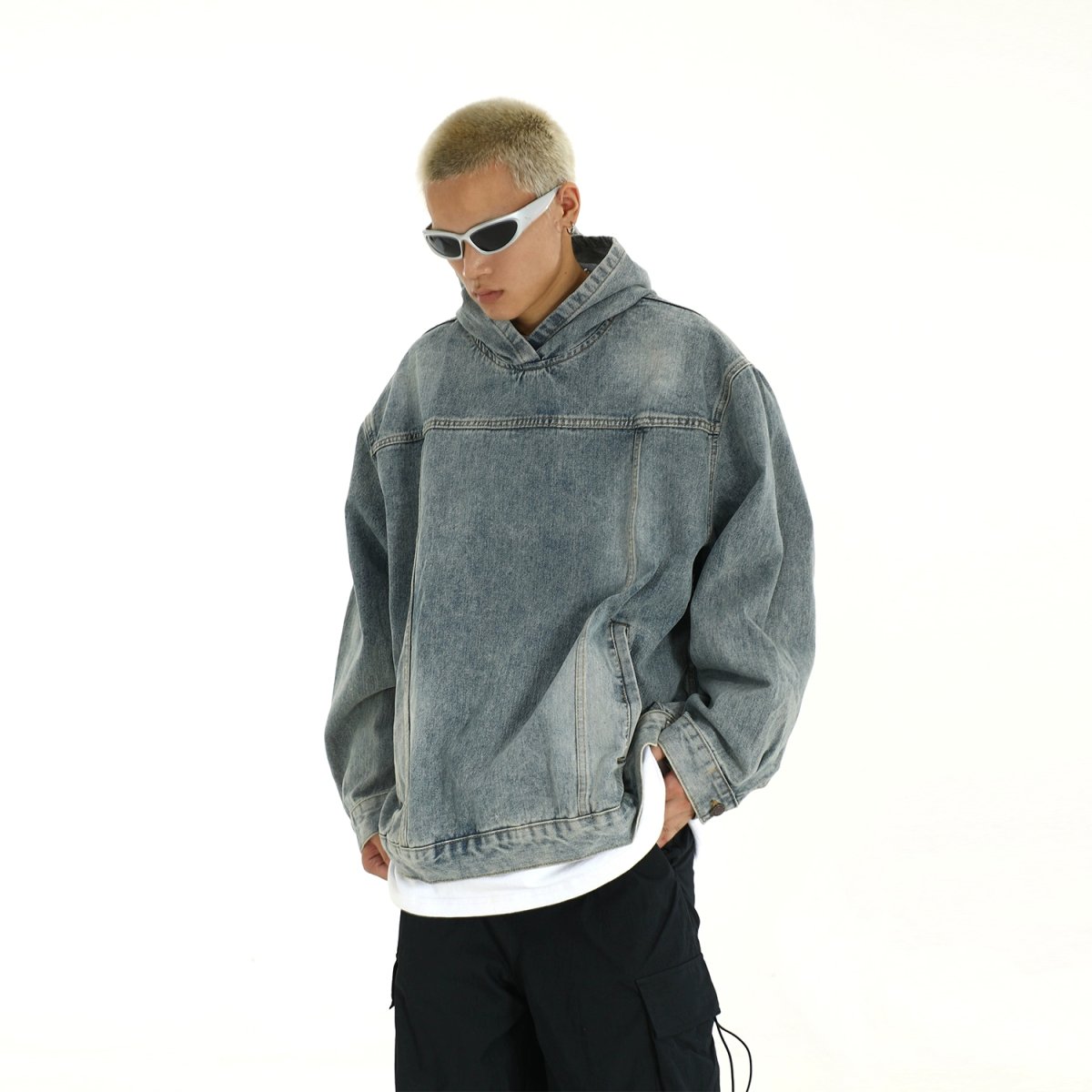 GS No. 147 Denim Hoodie - Gentleman's Seoul -