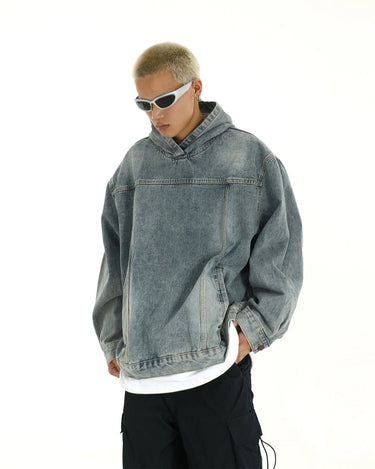GS No. 147 Denim Hoodie - Gentleman's Seoul -