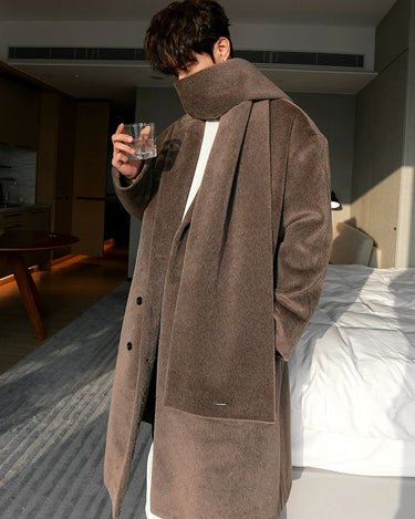 GS No. 153 Scarf Coat - Gentleman's Seoul -