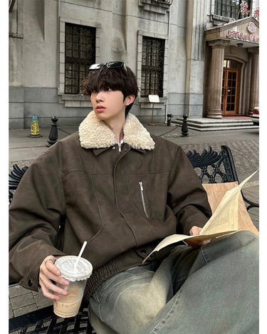 GS No. 155 Leather Fur Jacket - Gentleman's Seoul -