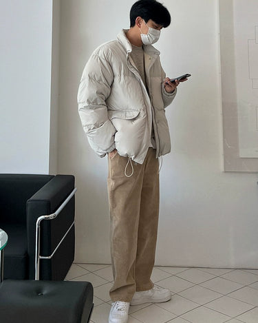 GS No. 161 Cotton Puffer Jacket - Gentleman's Seoul -