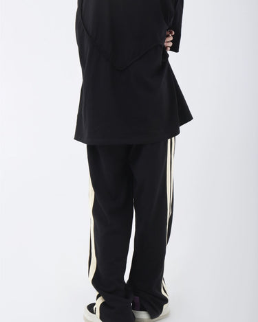 GS No. 163 Striped Loose Jogger Pants - Gentleman's Seoul -