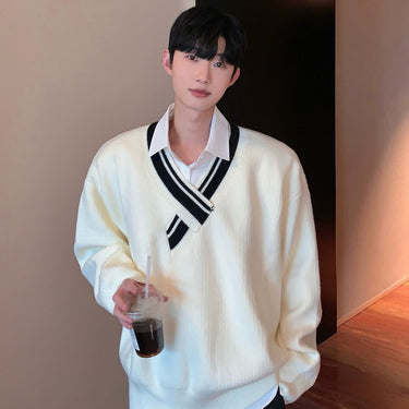 GS No. 164 V-neck Sweater - Gentleman's Seoul -