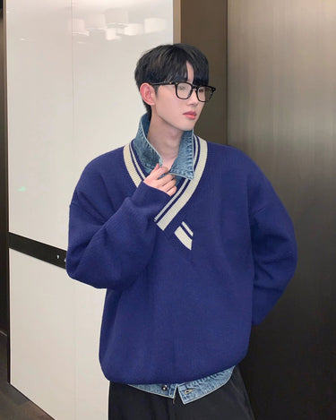 GS No. 164 V-neck Sweater - Gentleman's Seoul -