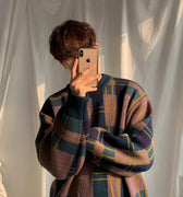 GS No. 169 Block Plaid Pullover - Gentleman's Seoul -