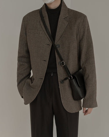 GS No. 170 Woolen Blazer Jacket - Gentleman's Seoul -