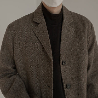 GS No. 170 Woolen Blazer Jacket - Gentleman's Seoul -