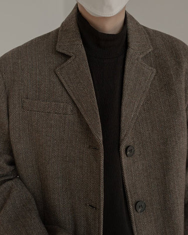 GS No. 170 Woolen Blazer Jacket - Gentleman's Seoul -