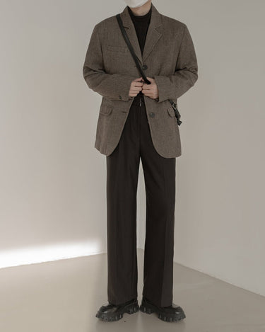 GS No. 170 Woolen Blazer Jacket - Gentleman's Seoul -