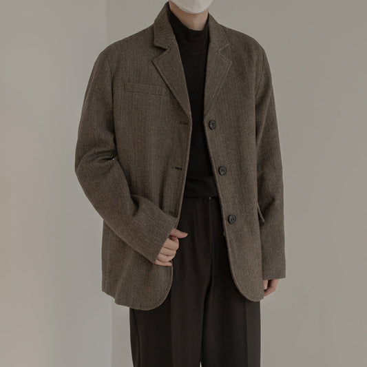 GS No. 170 Woolen Blazer Jacket - Gentleman's Seoul -