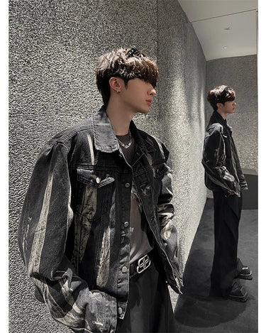 GS No. 176 Graffiti Denim Jacket - Gentleman's Seoul -