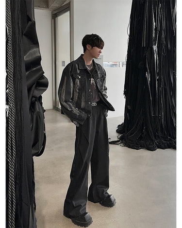 GS No. 176 Graffiti Denim Jacket - Gentleman's Seoul -