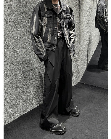 GS No. 176 Graffiti Denim Jacket - Gentleman's Seoul -