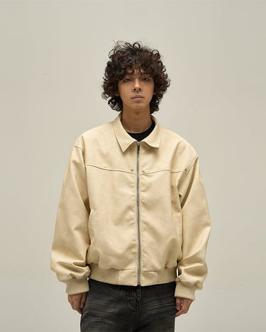 GS No. 185 Vintage Leather Jacket - Gentleman's Seoul -