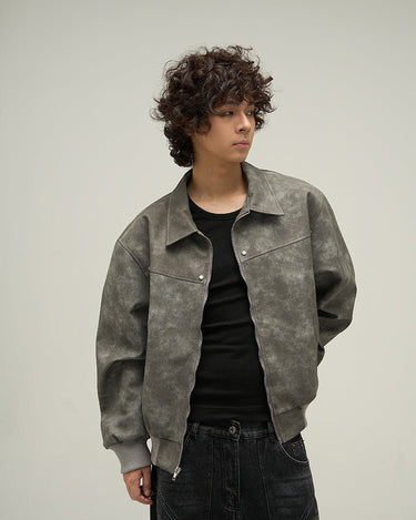GS No. 185 Vintage Leather Jacket - Gentleman's Seoul -