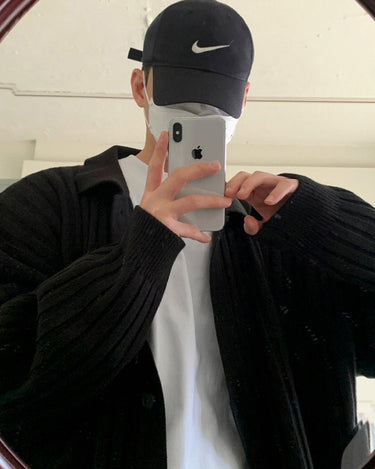 GS No. 188 Striped Cardigan - Gentleman's Seoul -