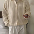 GS No. 188 Striped Cardigan - Gentleman's Seoul -