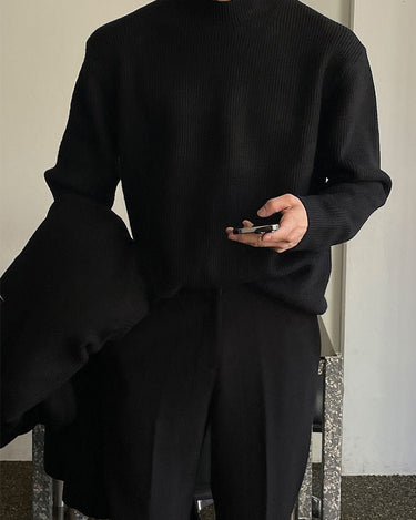 GS No. 191 Semi-turtleneck Sweater - Gentleman's Seoul -