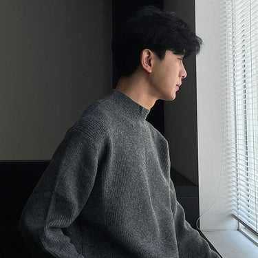 GS No. 191 Semi-turtleneck Sweater - Gentleman's Seoul -