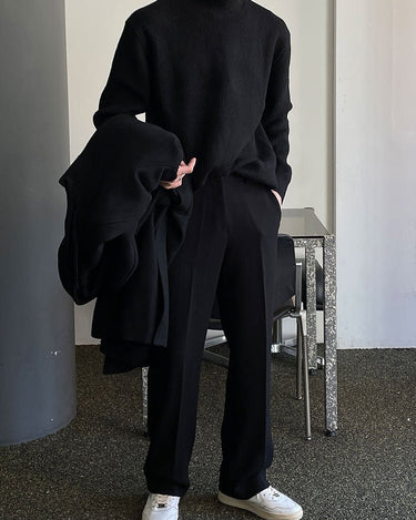 GS No. 191 Semi-turtleneck Sweater - Gentleman's Seoul -