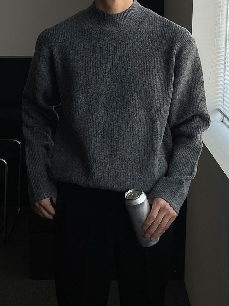 GS No. 191 Semi-turtleneck Sweater - Gentleman's Seoul -