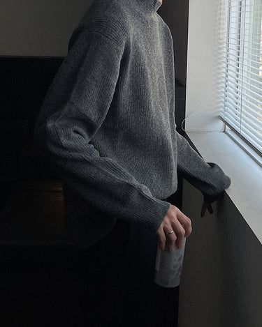 GS No. 191 Semi-turtleneck Sweater - Gentleman's Seoul -