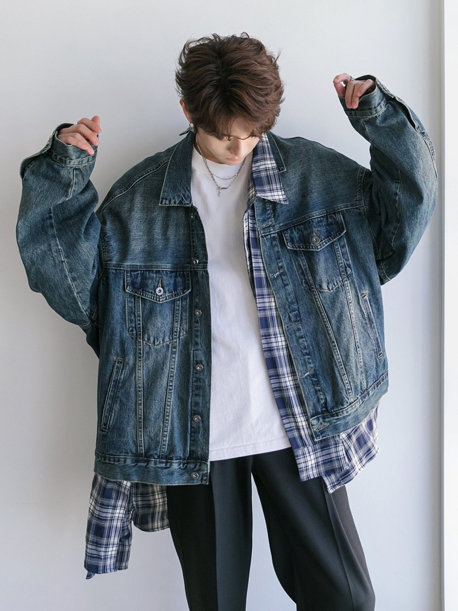 GS No. 197 Double Denim Jacket - Gentleman's Seoul -