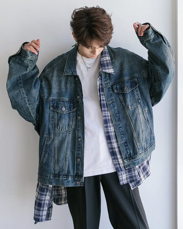 GS No. 197 Double Denim Jacket - Gentleman's Seoul -