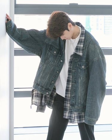 GS No. 197 Double Denim Jacket - Gentleman's Seoul -