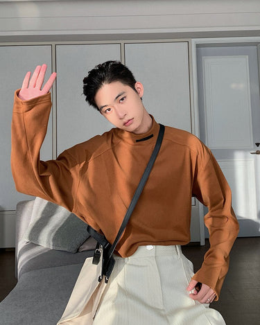 GS No. 198 Loose Turtleneck Sweater - Gentleman's Seoul -