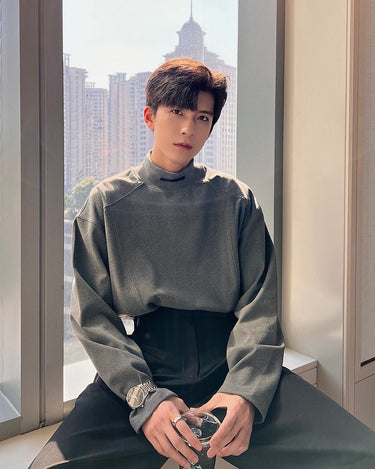 GS No. 198 Loose Turtleneck Sweater - Gentleman's Seoul -