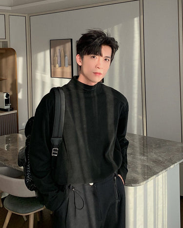 GS No. 198 Loose Turtleneck Sweater - Gentleman's Seoul -