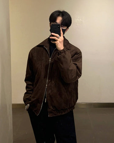 GS No. 49 Korean Suede Jacket - Gentleman's Seoul