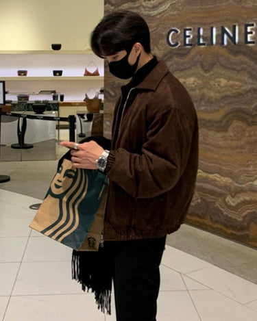 GS No. 49 Korean Suede Jacket - Gentleman's Seoul