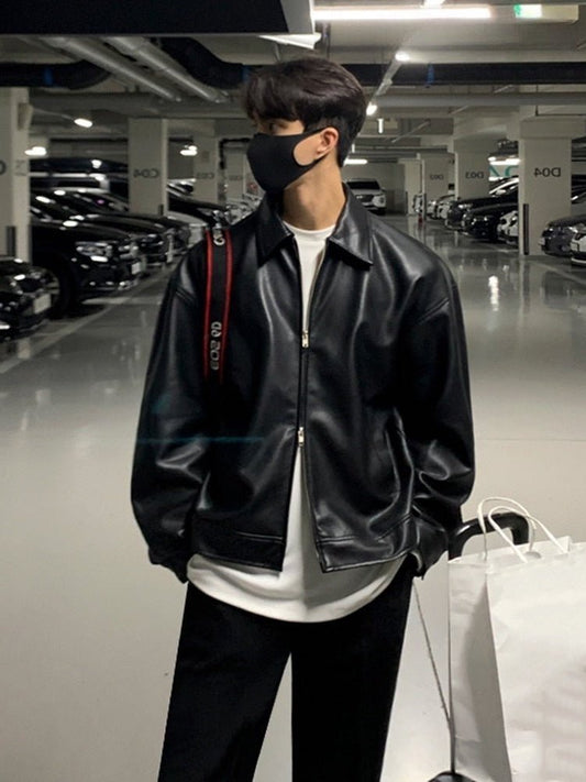 GS No. 5 Urban Leather Jacket - Gentleman's Seoul -