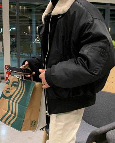 GS No. 55 Korean Modern Bomber Jacket - Gentleman's Seoul