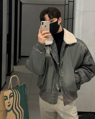 GS No. 55 Korean Modern Bomber Jacket - Gentleman's Seoul -