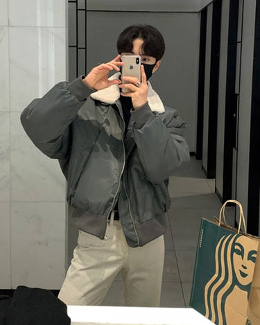 GS No. 55 Korean Modern Bomber Jacket - Gentleman's Seoul